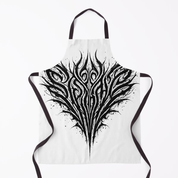Item preview, Burning Silence – Ornate Tribal Black Metal Heart Logo designed and sold by Elfonso.