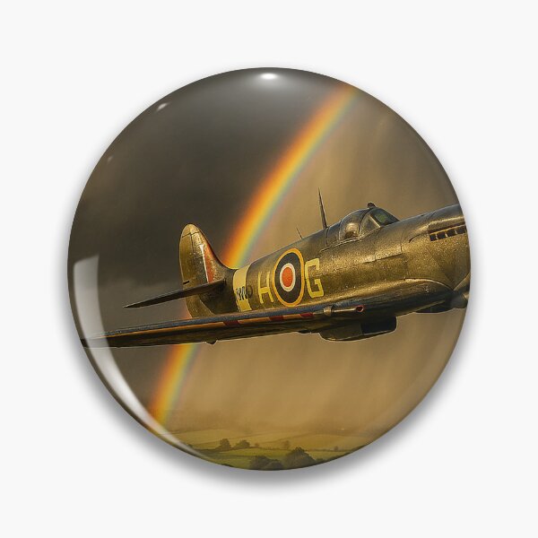 Artikelvorschau, Spitfire und der Rainbow BBMF entworfen und verkauft von Skyframe Aviation.
