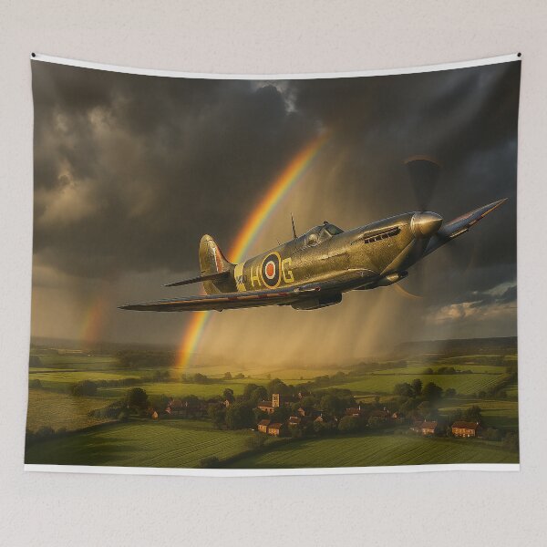 Item preview, Spitfire and the Rainbow BBMF designed and sold by Skyframe Aviation.