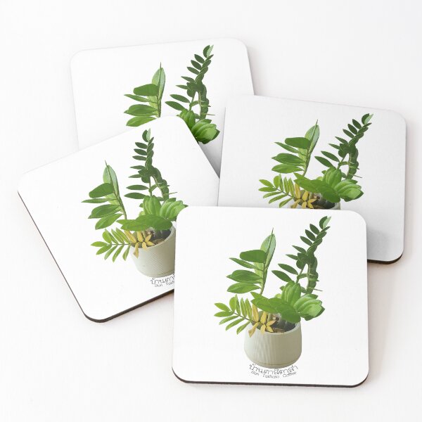 Item preview, Lucky Zamioculcas in Minimal Thai Pot designed and sold by TasitasaPJ.