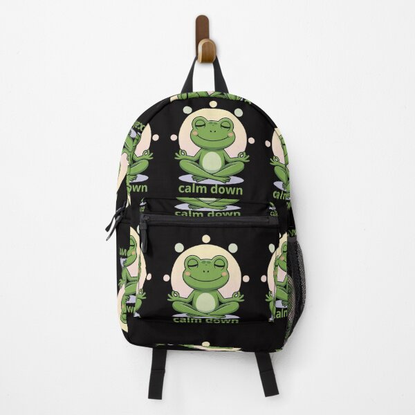 Item preview, Calm down,  Yoga is my spirit animal, Yoga Lover, Frog and Yoga, Frog likes yoga,  Yoga Lover, gift for yoga lovers designed and sold by KolorellaS.