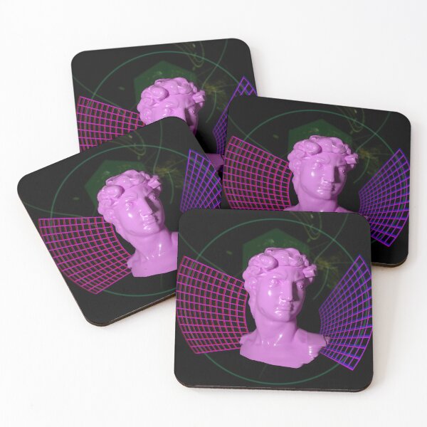 Item preview, David through Time and Space [~vaporwave aesthetics~] designed and sold by candlevision.