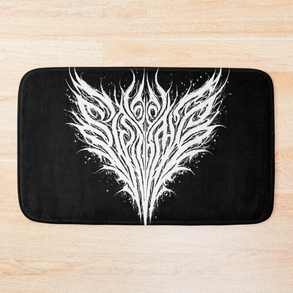 Item preview, Ashen Bloom – White Fire Heart Logo in Black Metal Style designed and sold by Elfonso.