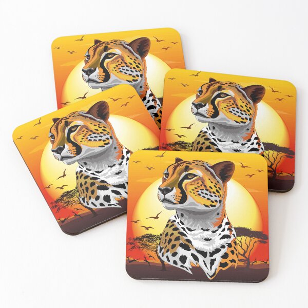 Item preview, Cheetah African Feline Wild Animal designed and sold by BluedarkArt.