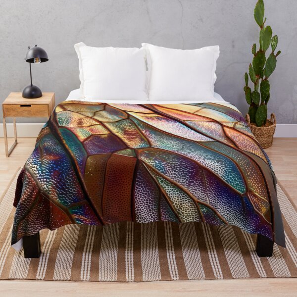 Item preview, Insect Wings – Iridescent Macro Texture designed and sold by MonxArt.