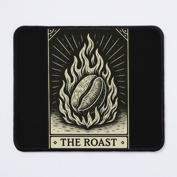 Item preview, Vintage Coffee Bean Roast Tarot Card Illustration designed and sold by BRU Design.