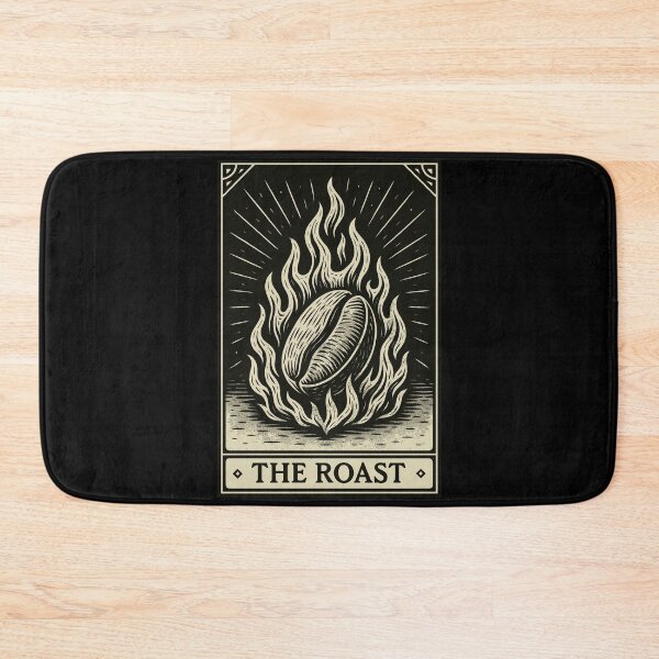 Item preview, Vintage Coffee Bean Roast Tarot Card Illustration designed and sold by BRU Design.