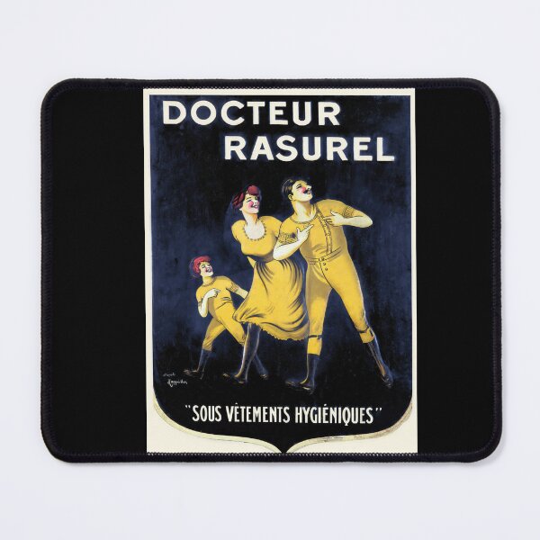 Item preview, Docteur Rasurel Family Undergarments 1911 Vintage Poster by Leonetto Cappiello | Classic French Advertising Art designed and sold by artofuniverse.