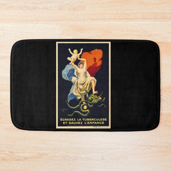 Item preview, Crush Tuberculosis Save Childhood 1922 Vintage Poster by Leonetto Cappiello | French Health Awareness Art designed and sold by artofuniverse.