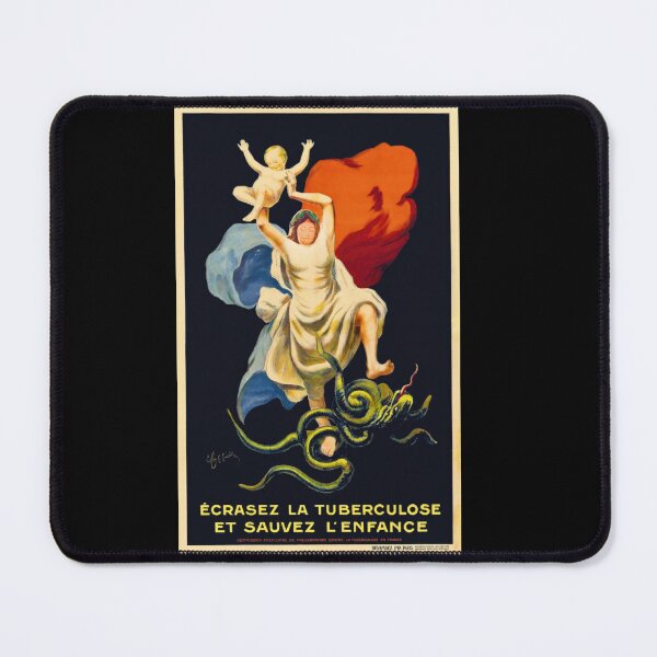 Item preview, Crush Tuberculosis Save Childhood 1922 Vintage Poster by Leonetto Cappiello | French Health Awareness Art designed and sold by artofuniverse.