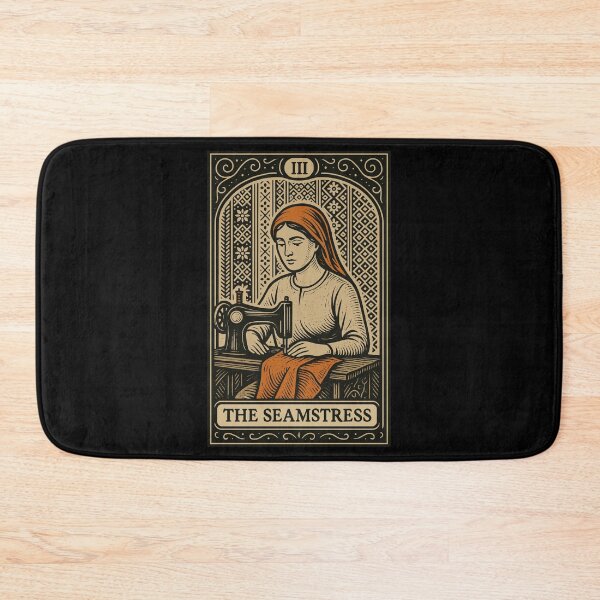 Item preview, The Seamstress — Vintage Sewing Tarot Card Design designed and sold by BRU Design.