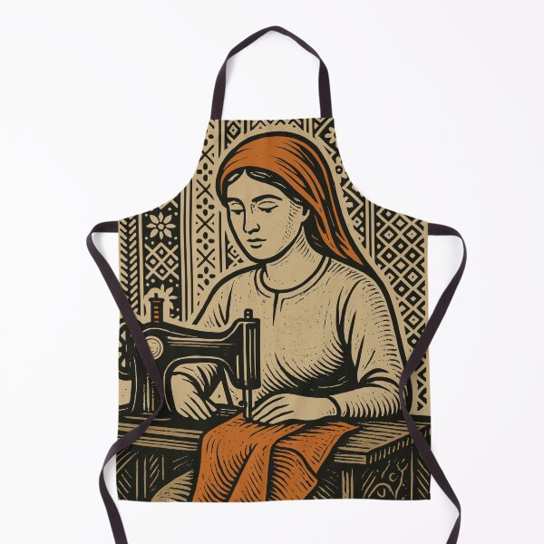 Item preview, The Seamstress — Vintage Sewing Tarot Card Design designed and sold by BRU Design.