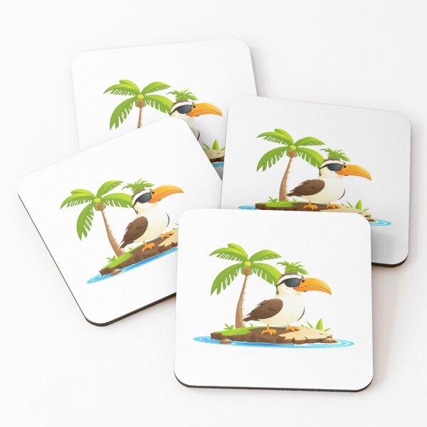 Item preview, Cool bird on a tiny island designed and sold by N2ODesign.