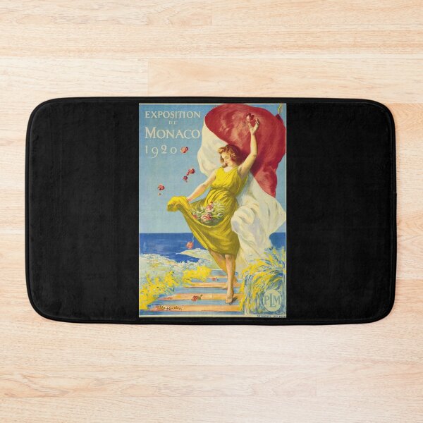 Item preview, Exposition De Monaco 1920 Vintage Poster | French Riviera Art Deco Advertising by Leonetto Cappiello designed and sold by artofuniverse.