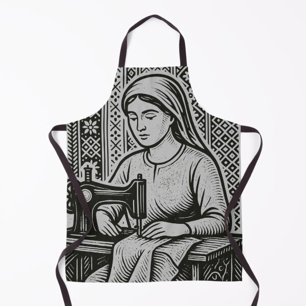 Item preview, Sewing Tarot - The Seamstress Retro Needlecraft designed and sold by BRU Design.