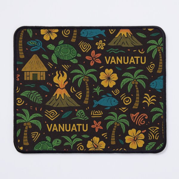 Item preview, Vanuatu Island Spirit - Tropical Pattern designed and sold by Myra365Art.