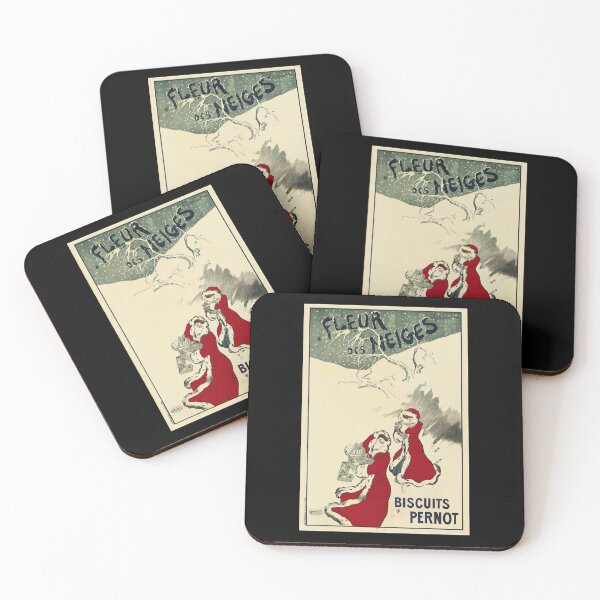 Item preview, Snow Flower Biscuits (Fleur des Neiges) 1905 | Leonetto Cappiello Vintage French Biscuit Poster | Art Nouveau Advertising designed and sold by artofuniverse.