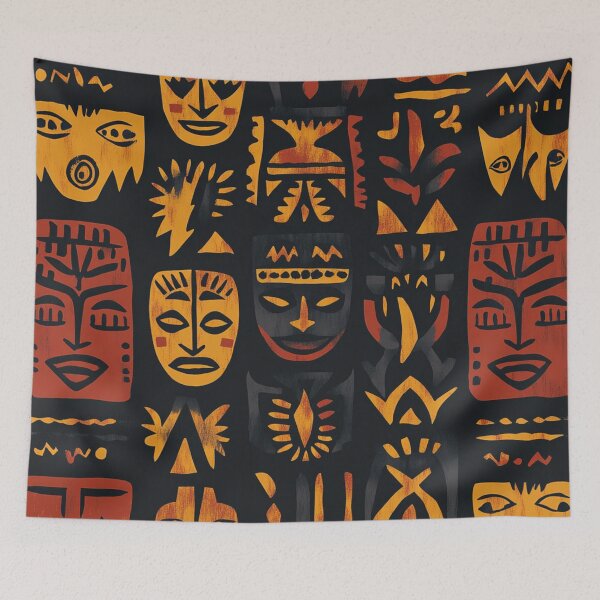 Item preview, Vanuatu Tribal Legacy - Seamless Melanesian Symbols designed and sold by Myra365Art.