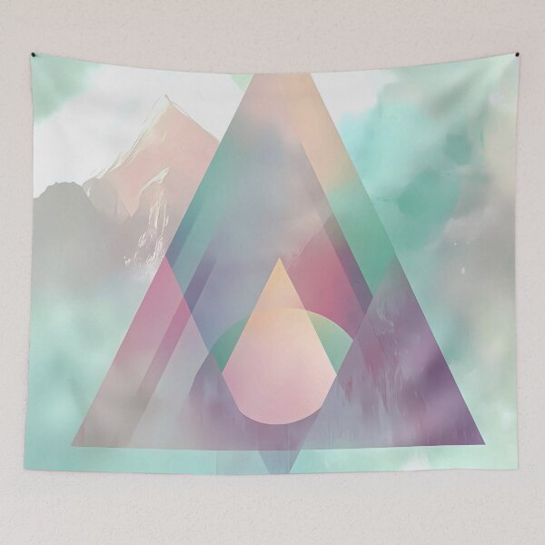 Item preview, Zen triangle pastel colors designed and sold by haroulita.