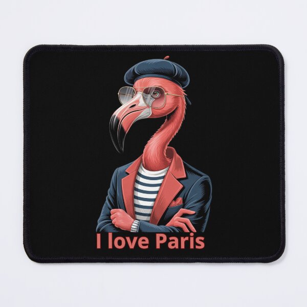 Item preview, I love Paris,  Paris Chic, Flamingo in Sunglasses, Flamingo with Sunglasses,  Summer Vibes, Flamingo Art, Summer Flamingo, Chic Flamingo, Chic French designed and sold by KolorellaS.