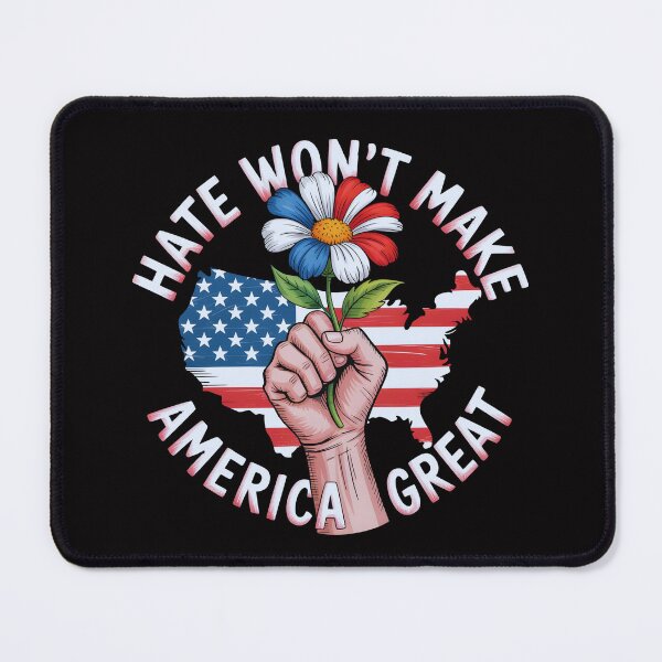 Item preview, Hate Won't Make America Great – Peaceful Resistance Sketch designed and sold by Slavicsoul.