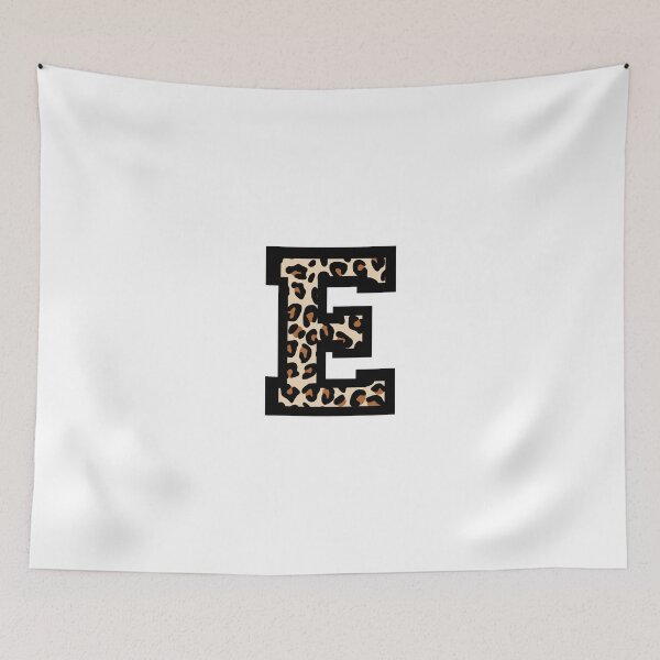Item preview, Letter E leopard print designed and sold by rosipos.