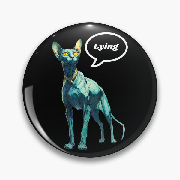 Item preview, The Fibbing Feline Black Background designed and sold by Alley Cat Entertainment.
