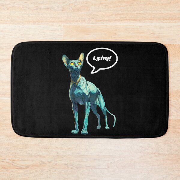Item preview, The Fibbing Feline Black Background designed and sold by Alley Cat Entertainment.