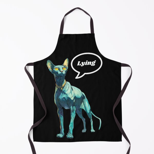 Item preview, The Fibbing Feline Black Background designed and sold by Alley Cat Entertainment.