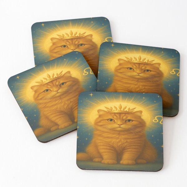 Item preview, Simba the Leo — Royal Zodiac Cat designed and sold by Paw & Whimsy.