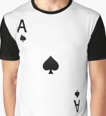 Ace of Spades- Playing Card Design Graphic T-Shirt