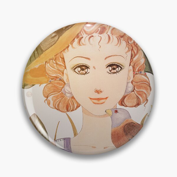 Artikelvorschau, Vintage Shojo-Mädchen mit Vogel entworfen und verkauft von CuteCartoon.