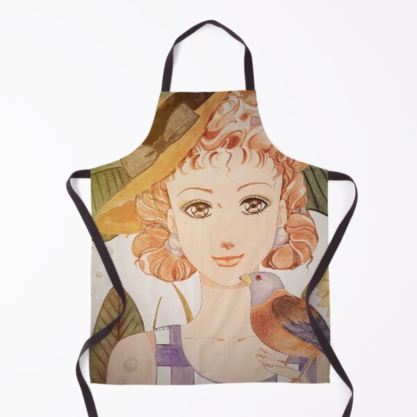 Item preview, Chica shojo vintage con pájaro designed and sold by CuteCartoon.