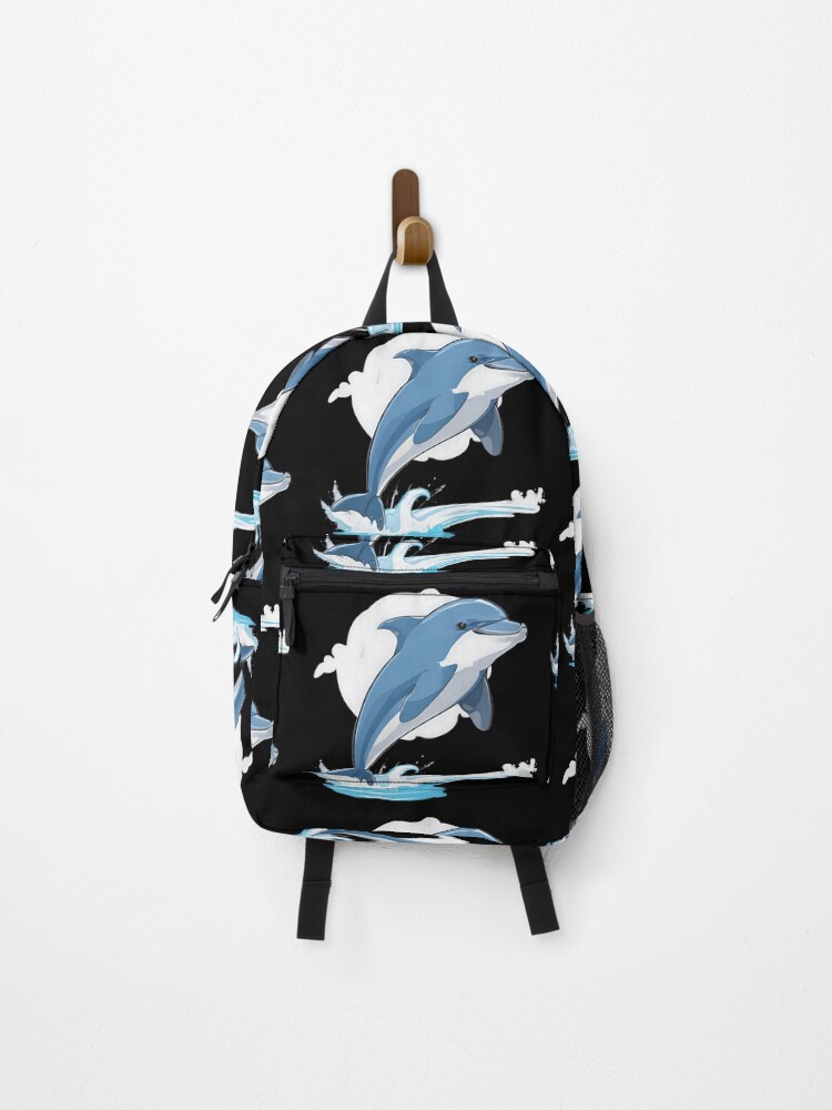 Thumbnail 1 of 3, Backpack, dolphin designed and sold by Temdo7.