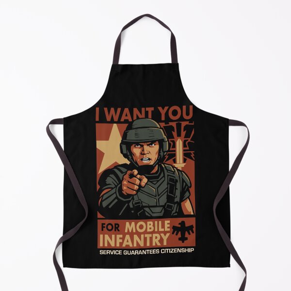 Item preview, I want you for Mobile Infantry - Service Guarantees Citizenship designed and sold by McPod.