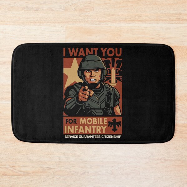 Item preview, I want you for Mobile Infantry - Service Guarantees Citizenship designed and sold by McPod.
