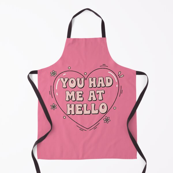 Item preview, You Had Me At Hello Pink Heart designed and sold by Owcomm.