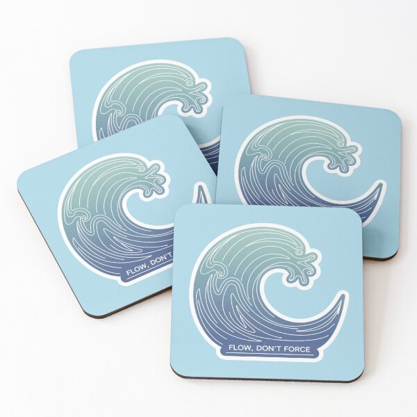Item preview, Wave - Flow Don't Force designed and sold by 123ks.