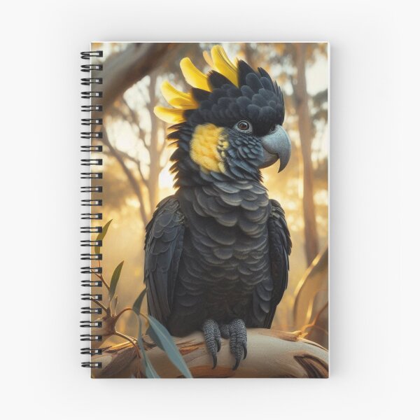 Item preview, Majestic Yellow-tailed Black Cockatoo designed and sold by JStLAiART.