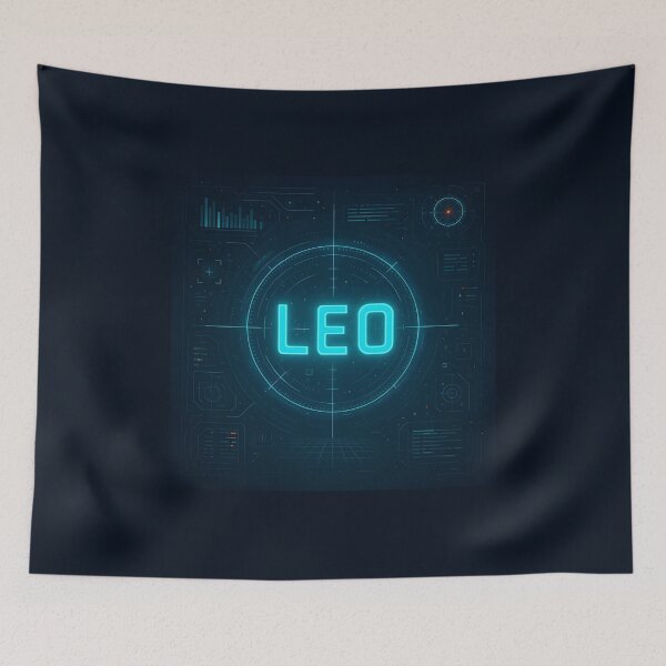 Item preview, LEO AI Skyscraper Core – Cyberpunk City Name Beacon Design designed and sold by VoidBloom Studio.