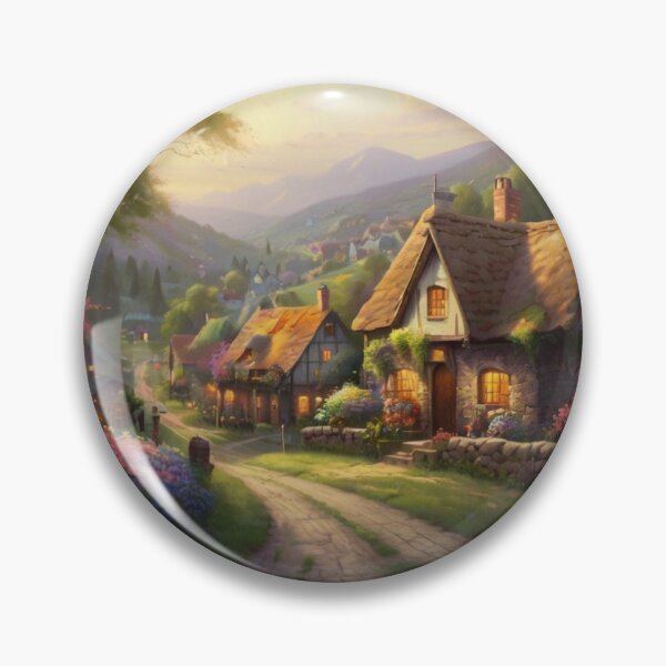 Item preview, A Spring Stroll in the Village designed and sold by BlareBlare.
