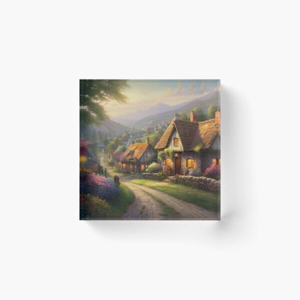 Item preview, A Spring Stroll in the Village designed and sold by BlareBlare.