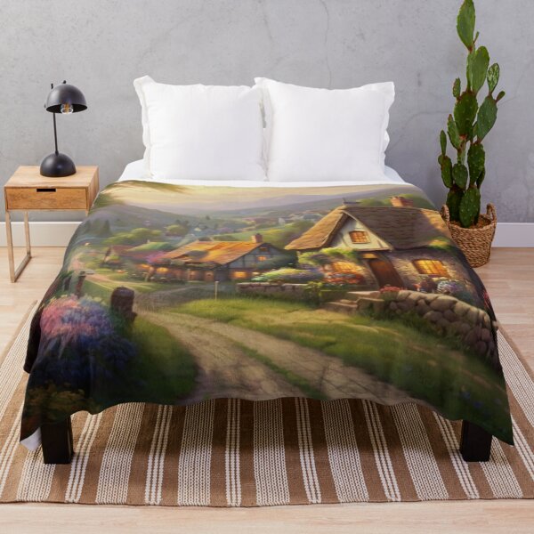 Item preview, A Spring Stroll in the Village designed and sold by BlareBlare.