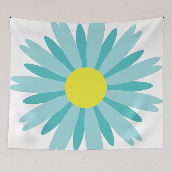 Item preview, Blue flower designed and sold by floralpixel.