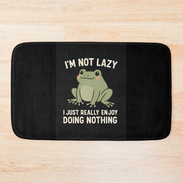 Item preview, Funny Frog Quote – I’m Not Lazy designed and sold by Amr Siam.