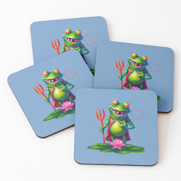 Item preview, Bold style devil frog falling in love tee  designed and sold by JumWow.