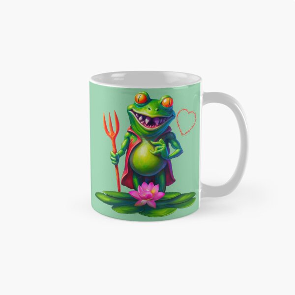 Item preview, Bold style devil frog falling in love tee  designed and sold by JumWow.
