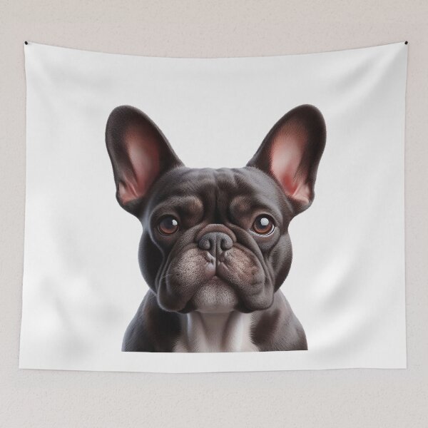 Item preview, The Gentle Charmer – French Bulldog Portrait Art designed and sold by PawAndSoul.