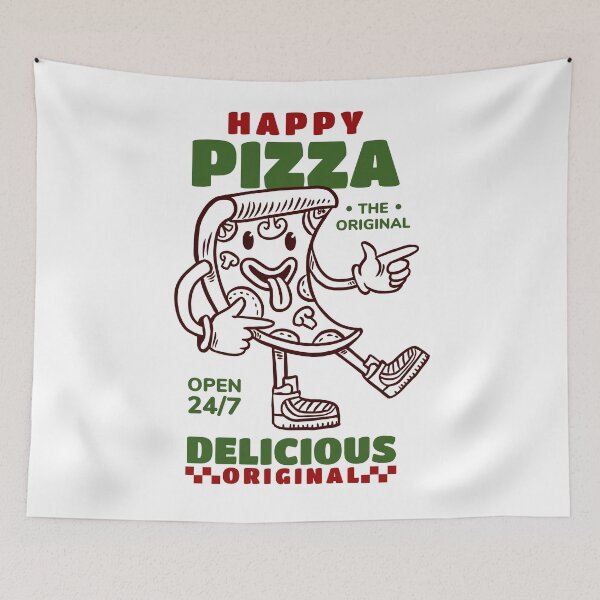 Item preview, Pizza vintage designed and sold by The Design Monster - Ink and Dagger.