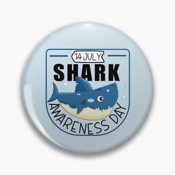 Item preview, 14 July Shark Awareness Day - Wacky Holidays designed and sold by ChemicalXShop.